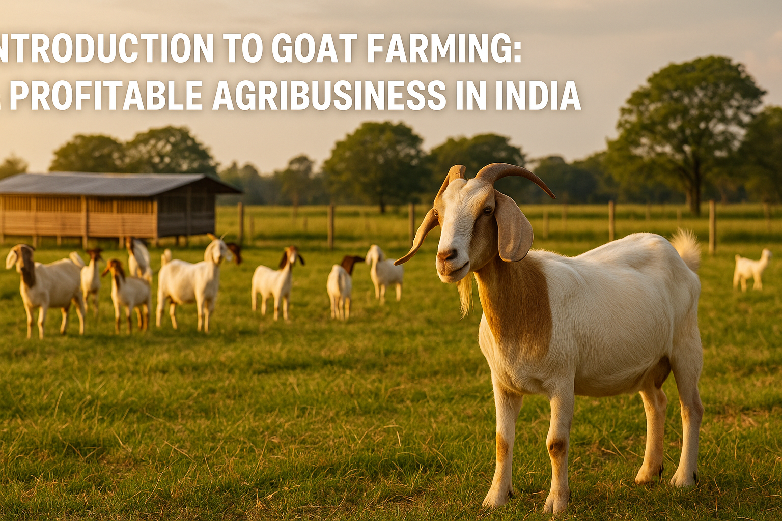 Introduction to Goat Farming: A Profitable Agribusiness in India