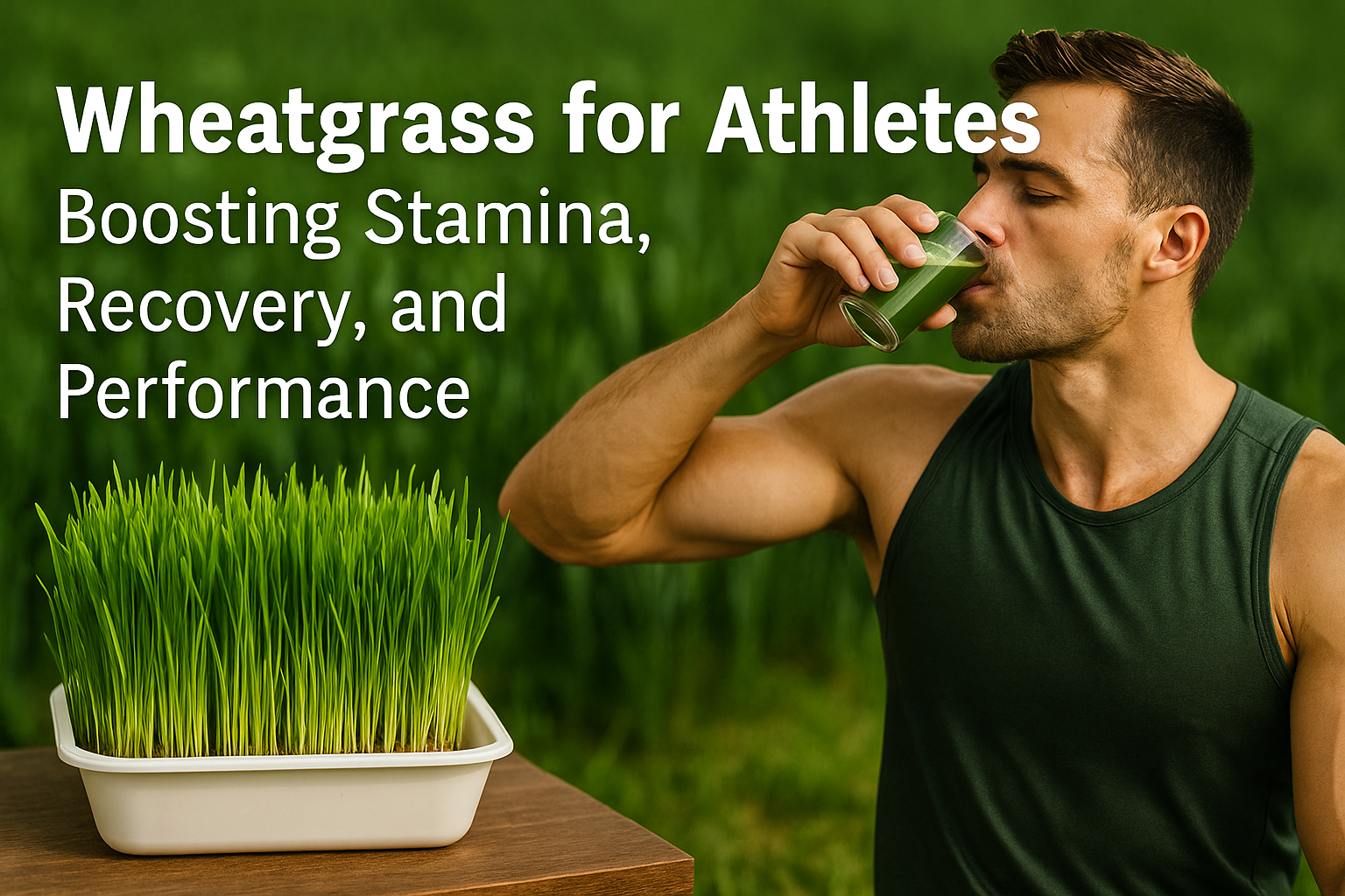 Wheatgrass for Athletes: Boosting Stamina, Recovery, and Performance