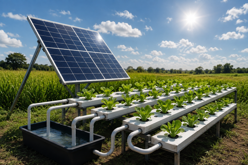 Solar-Powered Hydroponic Systems — Going Green in Agriculture