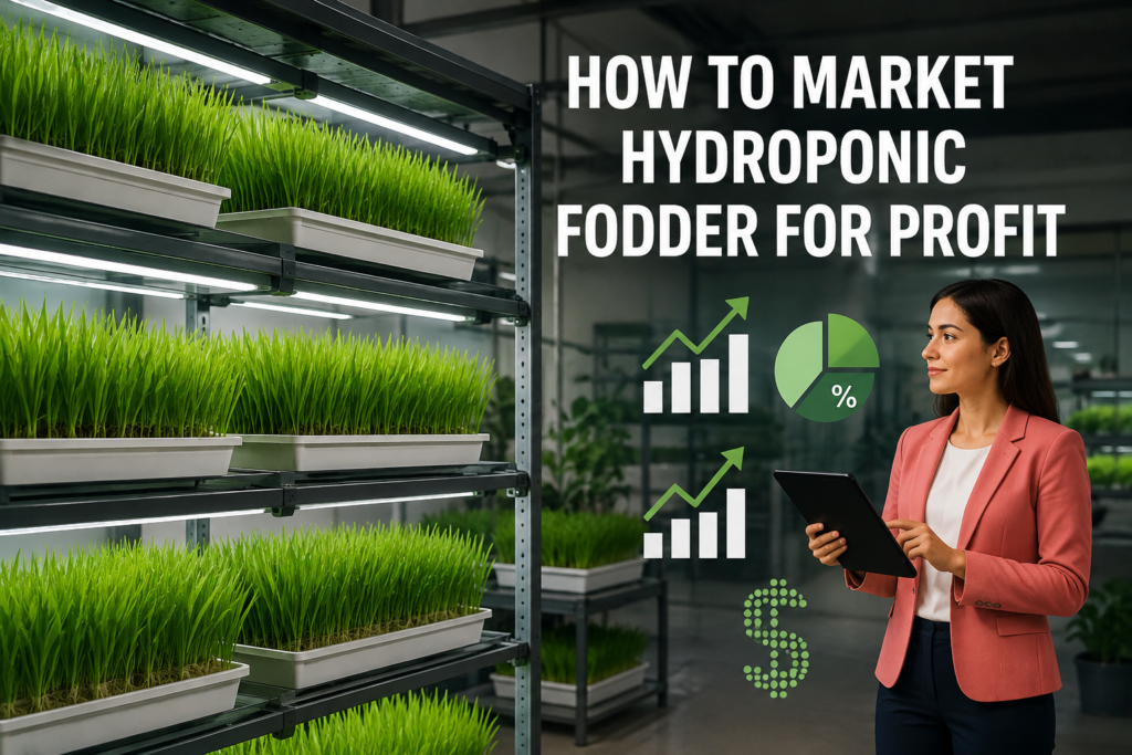 How to Market Hydroponic Fodder for Profit